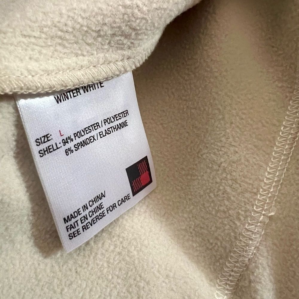 Woolrich Winter White Cream Vest with Fur Collar Collar L - Picture 9 of 12